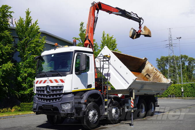 Mercedes Benz - Arocs 3236 / 8x4 / 90.000 km / Fassi F155A.0.22 / daljinsko upravljanje / kamion ...