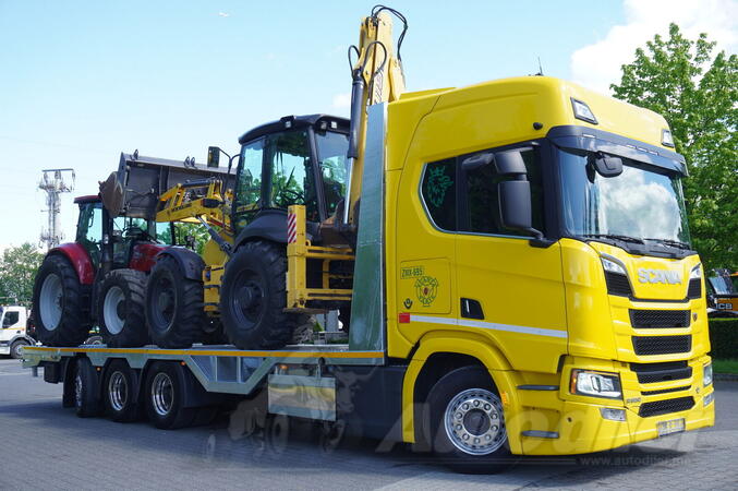 Scania - R650 V8 / 8x4/4 / nova pocinkovana platforma 955 cm / retarder / autotransporter / FHM-0473