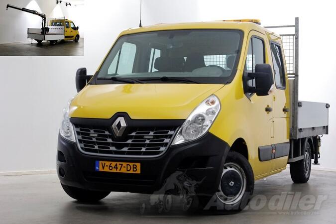 Renault - Master T35 2.3 dCi 130 / E6 / L2H1 / D.C. / DOKA / HIAB 013T K / kamion sa otvorenom pl...