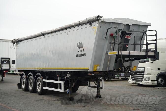 Wielton - / KIPER - 46 m3 / ALUMINIJUMSKA / KLAPNA VRATA / PODIZNA OSOVINA / KIPER POLUPRIKOLICA ...